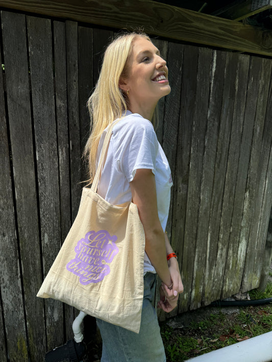 NEW Nice Things Tote PURPLE