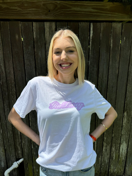 NEW Gia Darcy T-shirt PURPLE