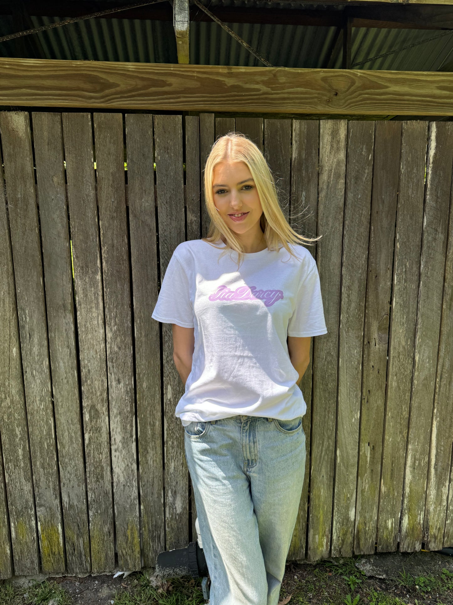 NEW Gia Darcy T-shirt PURPLE