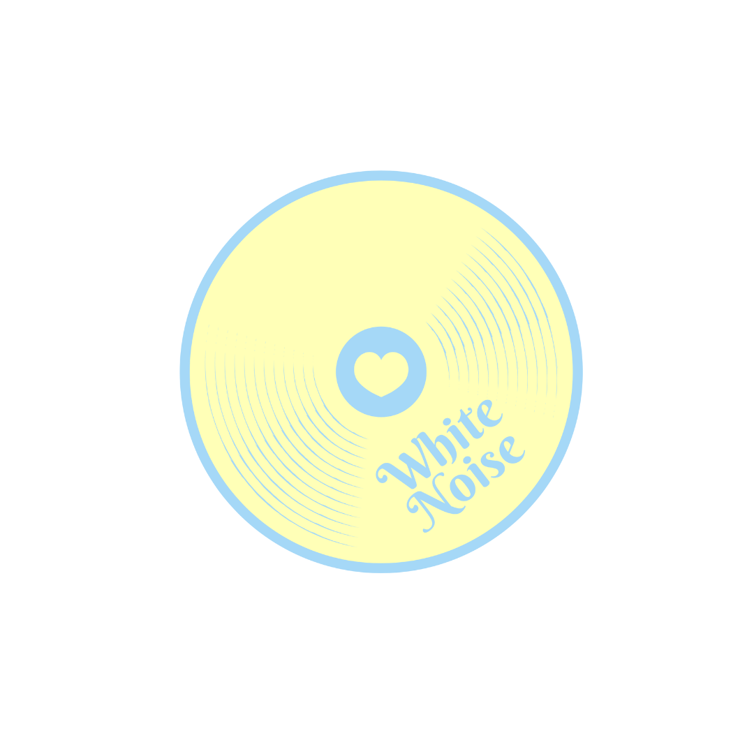 White Noise Record Sticker