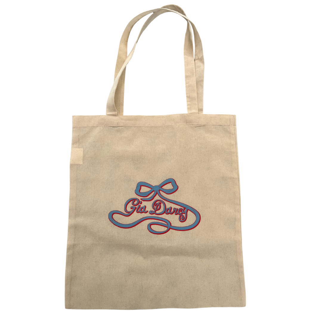 Gia Darcy Blue Bow Tote Bag