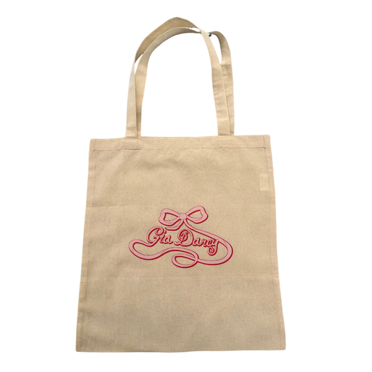 Gia Darcy Pink Bow Tote Bag