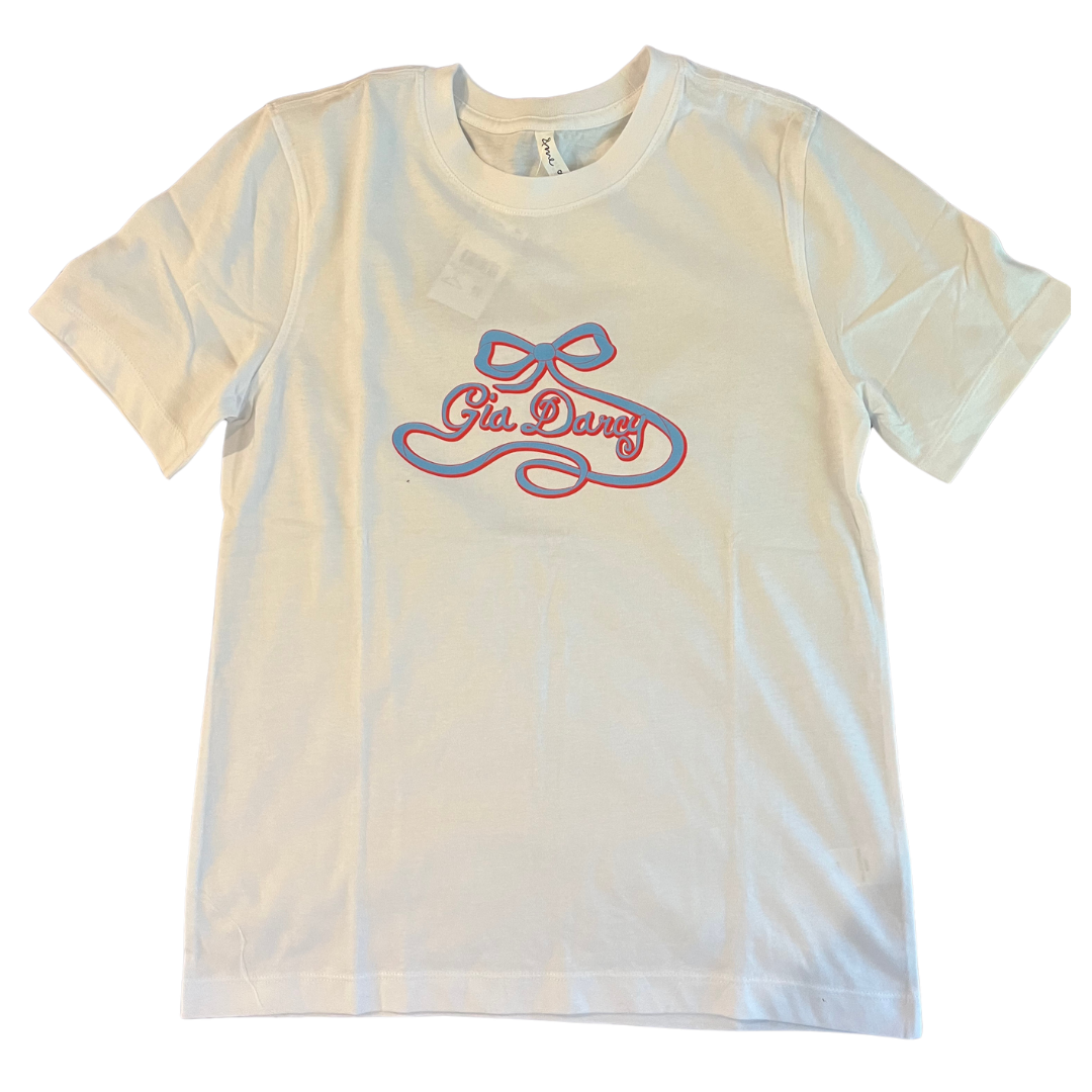Gia Darcy Blue Bow T-Shirt